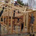 Pulling up the truss