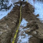 A layer of dirt and more tape