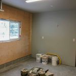 End wall and ceiling done