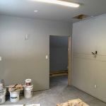 Finishing the last bit of electrical