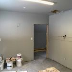 Finishing the last bit of electrical