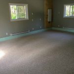 Carpeting in the studio!