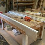 Manufacturing baseboard to cover the insulated row of block