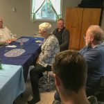 Terry and Ken enjoyed a good chin wag