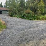 Some finishing on the driveway