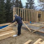 Chris selecting studs