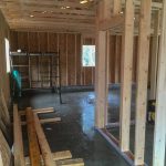 Looking down the back hall