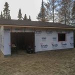 Shingled and mostly wrapped